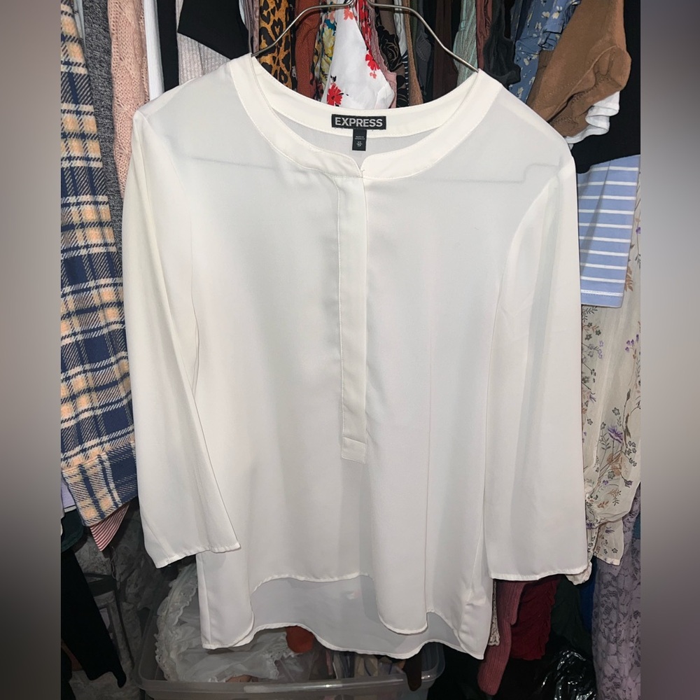 Express white blouse